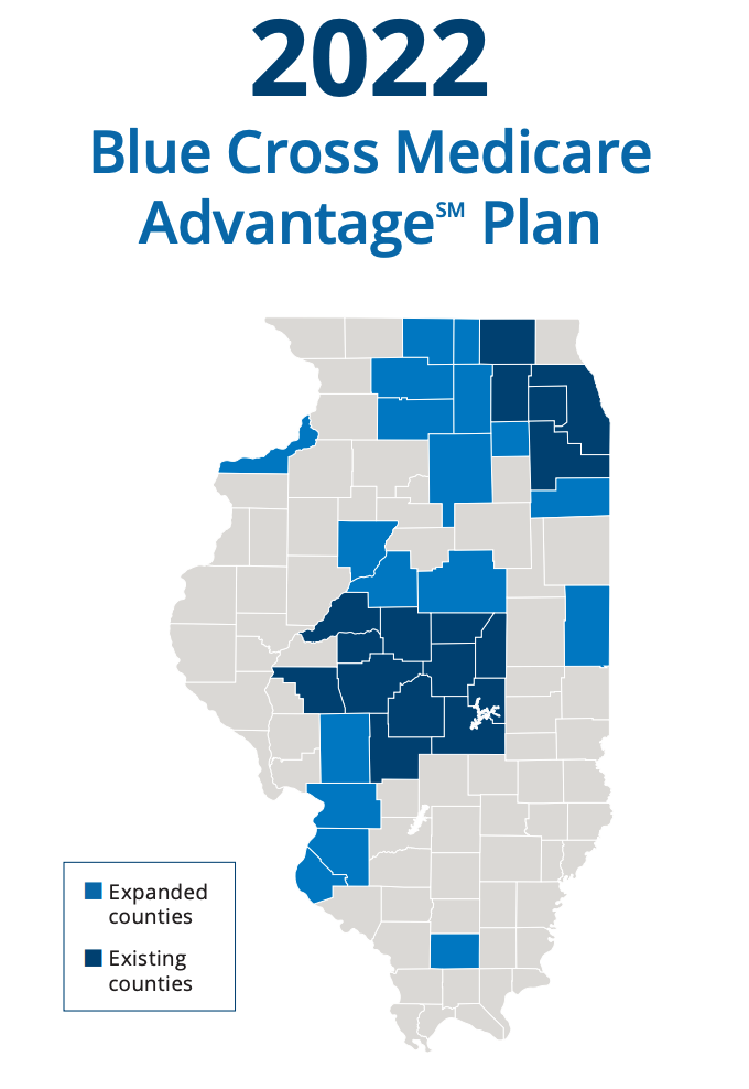 BCBSIL New MAPD Expansion areas in Illinois